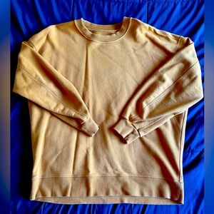 Lululemon oversized Crew sweatshirt - size XL - deep mustard color - gently worn